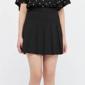 Uniqlo Pleated Flared Skater Skirt
